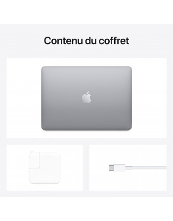 Apple MacBook Air 13'' M1 8 Go RAM 512Go SSD CPU 8 cœurs, GPU 8 cœurs Gris sidéral 2020