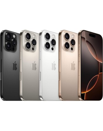 Apple iPhone 16 Pro 6,3" 5G Double SIM 512 Go Noir Titane Nouveau