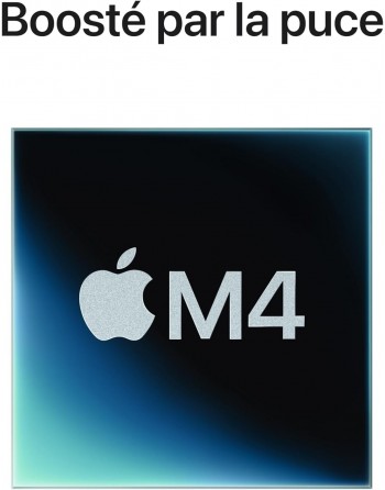 Apple Mac Mini M4 16 Go RAM 256 Go SSD CPU 10 coeurs GPU 10 cœurs Apple Mac Mini M4 16 Go RAM 256 Go SSD CPU 10 coeurs GPU 10 cœurs