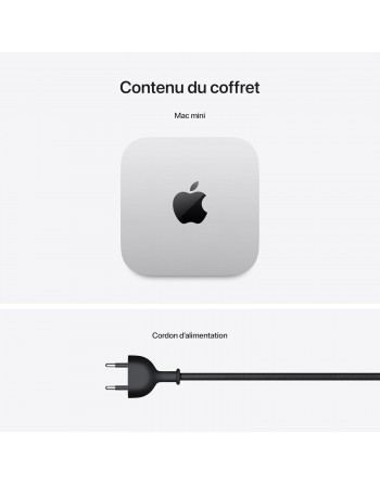 Apple Mac Mini M4 16 Go RAM 256 Go SSD CPU 10 coeurs GPU 10 cœurs Apple Mac Mini M4 16 Go RAM 256 Go SSD CPU 10 coeurs GPU 10 cœurs