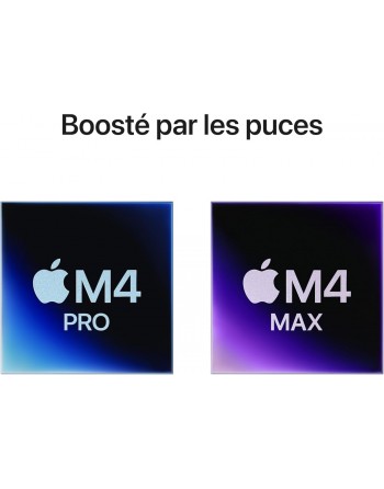 Apple MacBook Pro 16" M4 Max 48 GB RAM 1 TB SSD CPU 16 cores GPU 40 cores Silver Nouveau