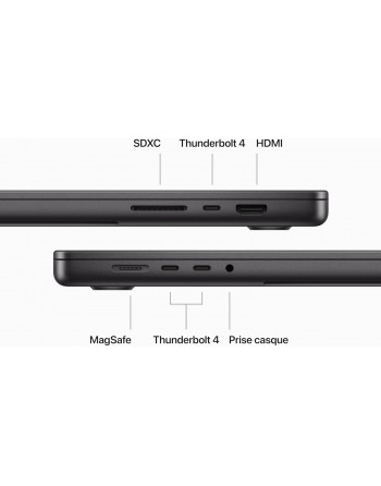 Apple MacBook Pro 14" M3 Pro 18 GB RAM 1 TB SSD CPU 12 cores GPU 19 cores Space Black New