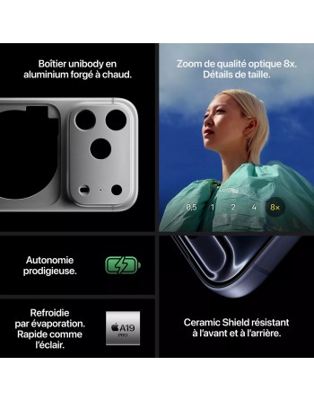 Apple iPhone 17 Pro 6,3" 5G Double SIM 256 Go Bleu Intense Premium