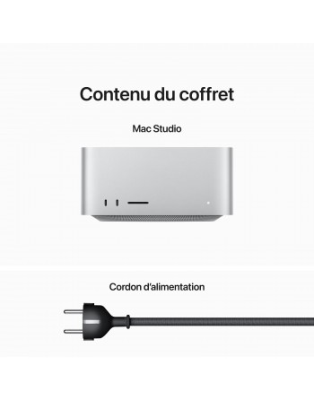 Apple Mac Studio M2 Ultra 64 Go RAM 1 To SSD CPU 24 coeurs GPU 60 cœurs Premium