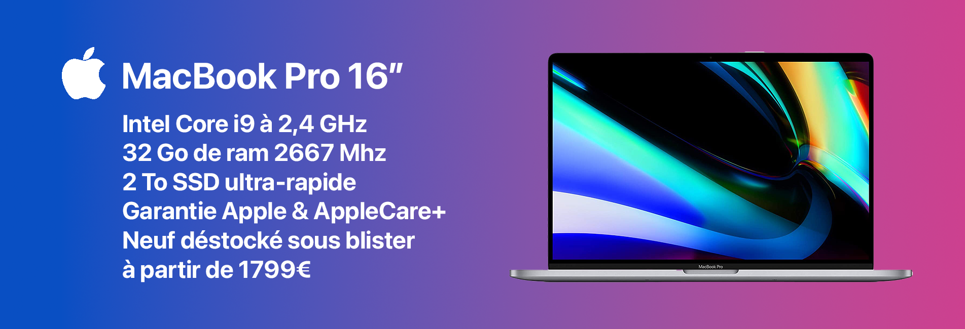 Apple MacBook Pro neuf et reconditionné
